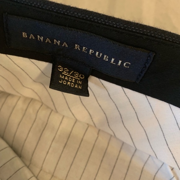 Banana Republic Black Pinstripes Pants - Picture 7 of 8